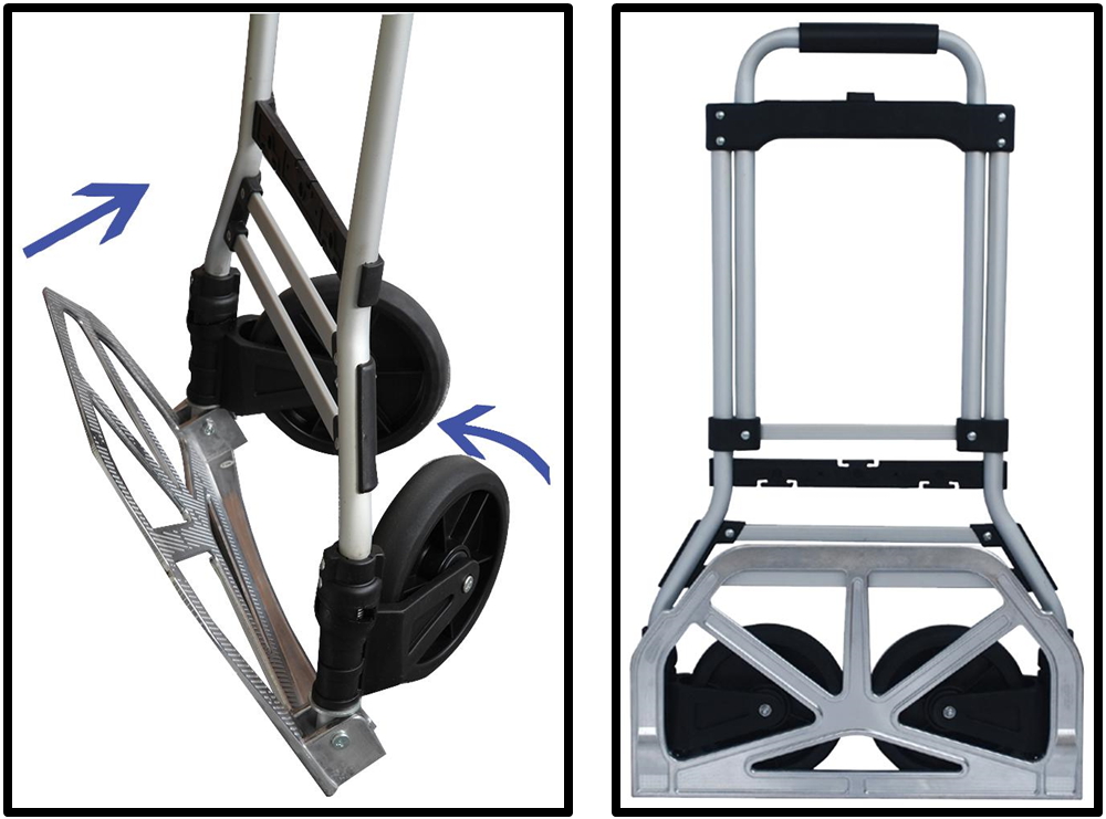 עגלת משא מתקפלת מאלומיניום עד 90 ק''ג DURATOOL D01951